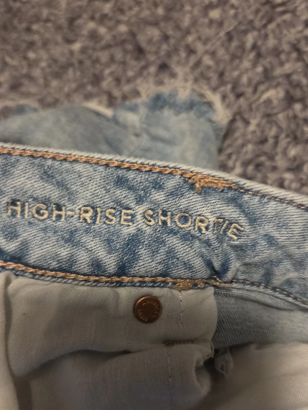 American Eagle High Rise Shortie Shorts